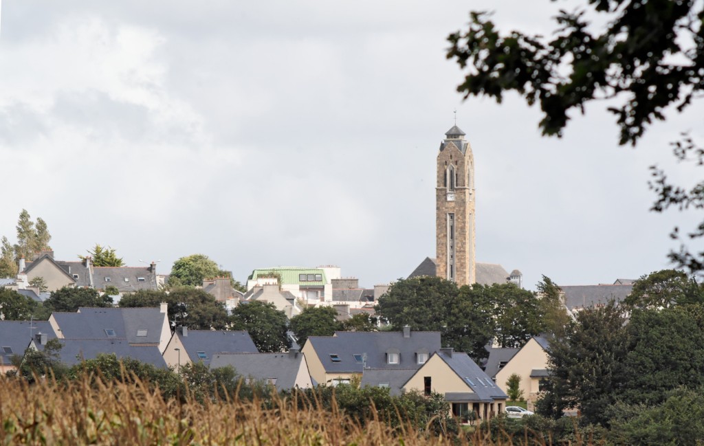 Aerial view of Guipavas, Finistère